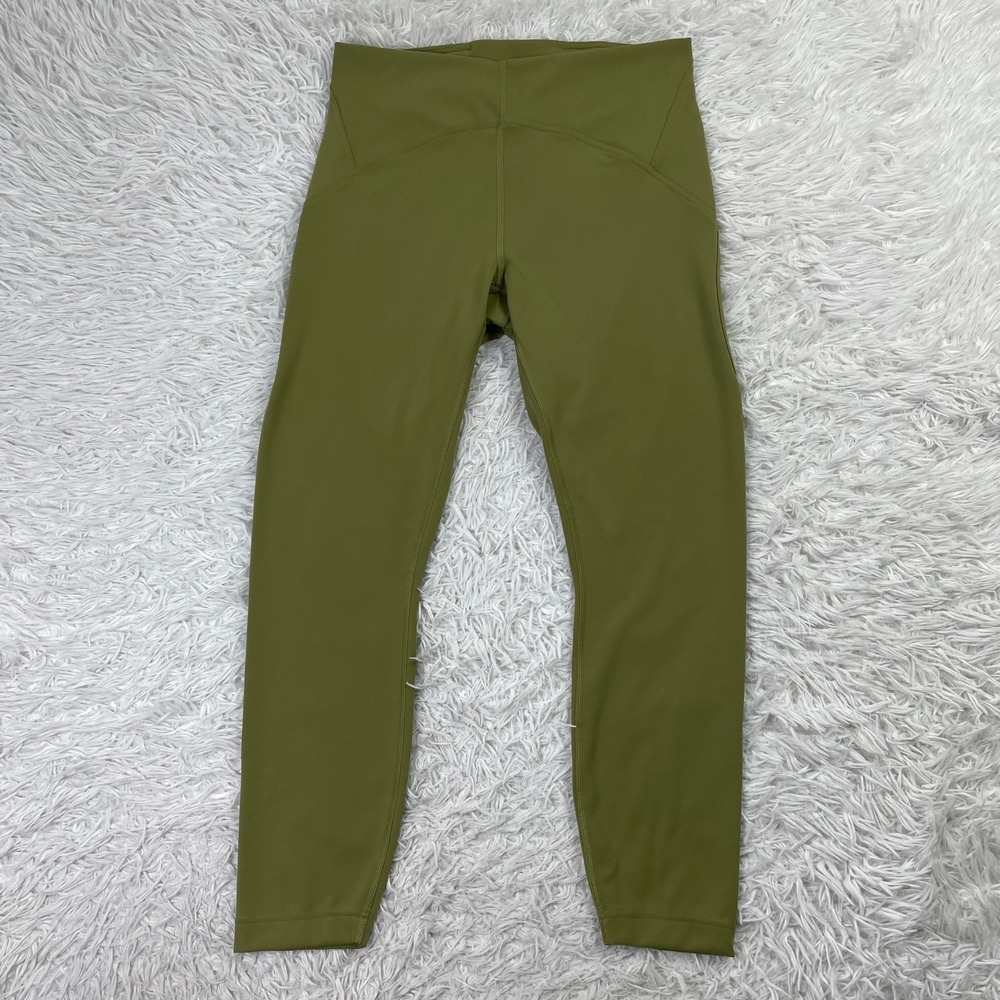 Lululemon Pants Womens 10 Green InStill High Rise Tight 25" Leggings Stretch Gym